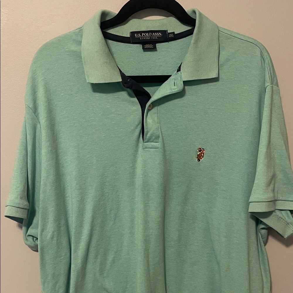 U.S. Polo Assn. Light Mint Green‎ Short Sleeve Polo
